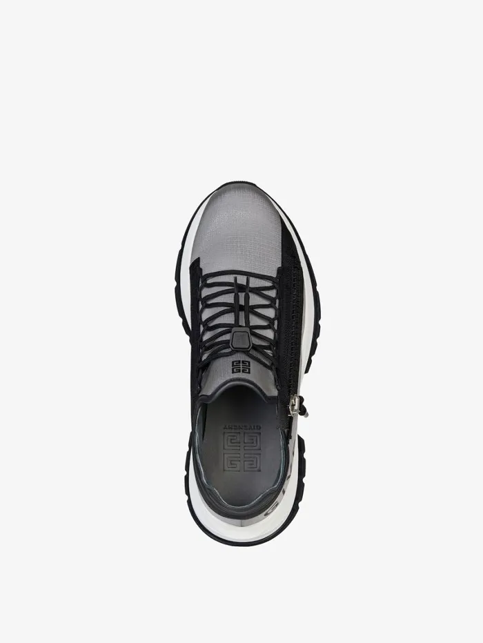 Givenchy Spectre Runner Sneakers In 4G Synthetic Fiber With Zip Greyblack Men Sneakers Givenchy Spectre Runner Sneakers In 4G Synthetic Fiber With Zip Greyblack Men Sneakers