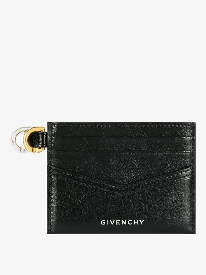 Givenchy Voyou Card Holder In Leather Black Women Wallets and Card Holders Givenchy Voyou Card Holder In Leather Black Women Wallets and Card Holders