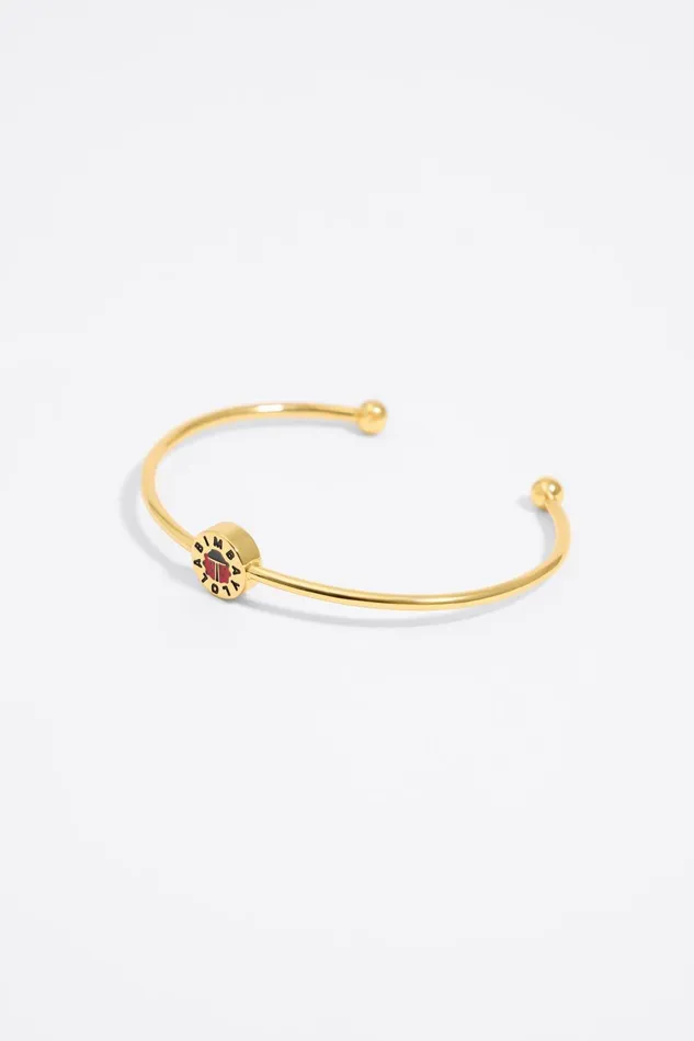 Golden Ladybug Logo Bracelet Red Women Bimba Y Lola Jewelry