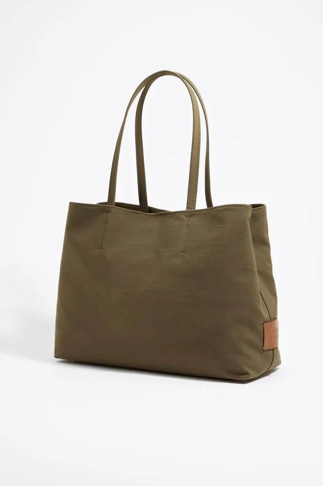 Grand Sac Shopping Chihuahua Gabardine Olive Olive Women Bimba Y Lola Shoppers