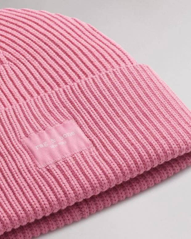 Hats and Gloves Women Rag and Bone Blake Beanie Blush