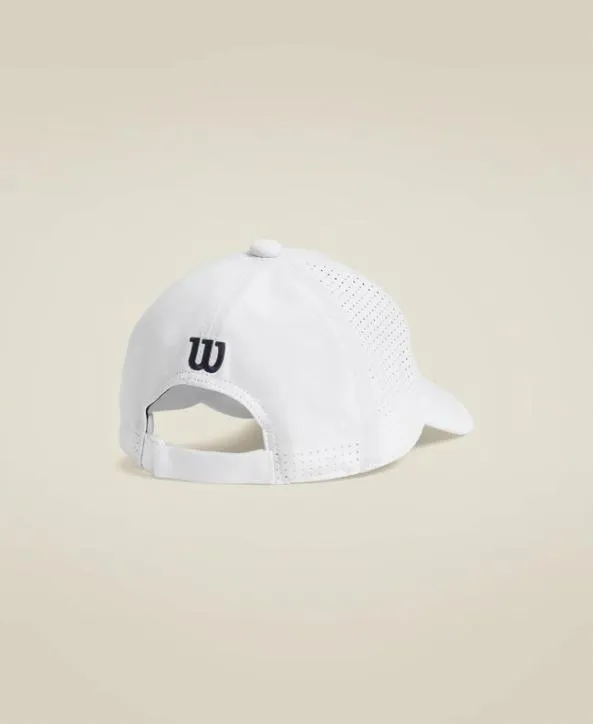 Hats Women Wilson LaserCut Performance Cap Bright White Hats Women Wilson LaserCut Performance Cap Bright White