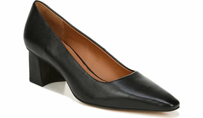 Heels Women Franco Sarto Sarto Regal Pump Black Leather