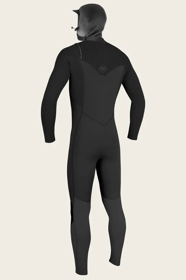 HYPERFREAK 54MM CHEST ZIP FULL WETSUIT W HOOD Blackblack Men O039NEILL Men039S Wetsuits