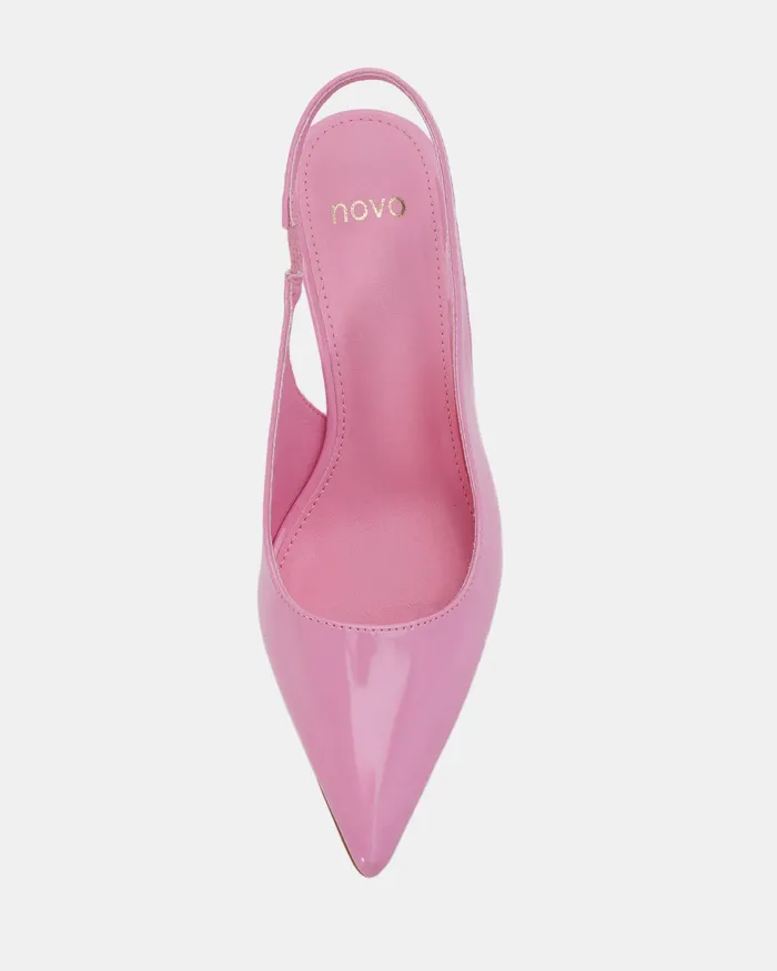 IRAYA PINK PATENT Pumps Women Pumps NOVO Shoes