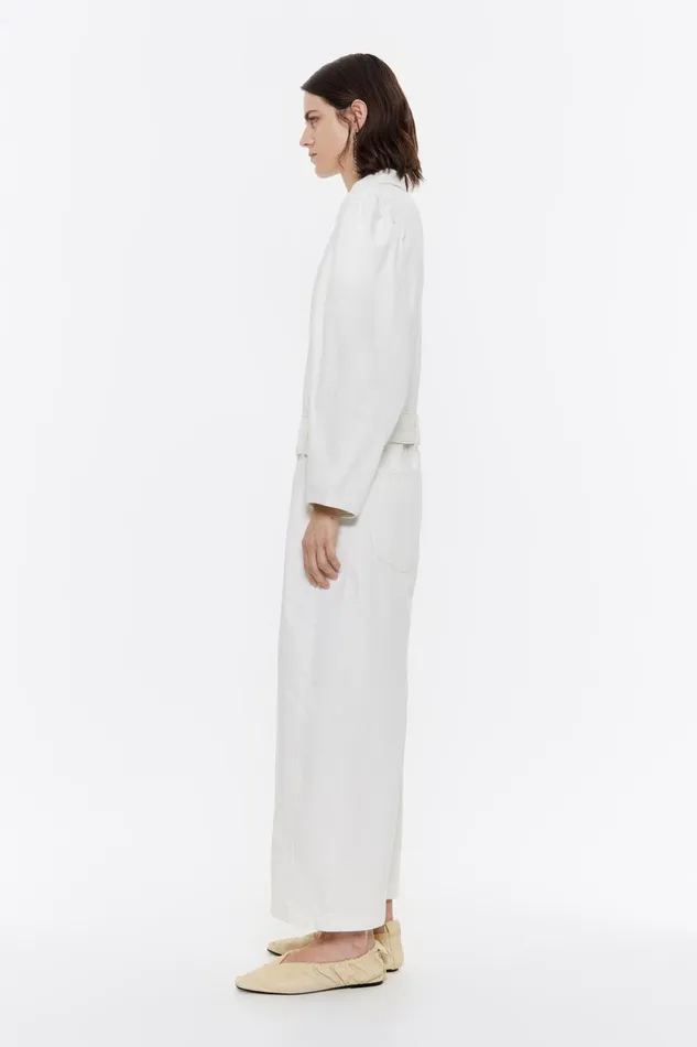 Ivory Denim Jumpsuit Ivory Women Bimba Y Lola Dresses And Jumpsuits Ivory Denim Jumpsuit Ivory Women Bimba Y Lola Dresses And Jumpsuits