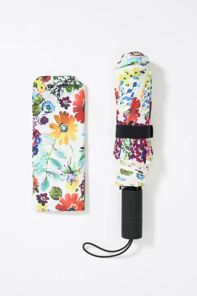 Ivory Print Umbrella Ivory Women Bimba Y Lola Umbrellas Ivory Print Umbrella Ivory Women Bimba Y Lola Umbrellas