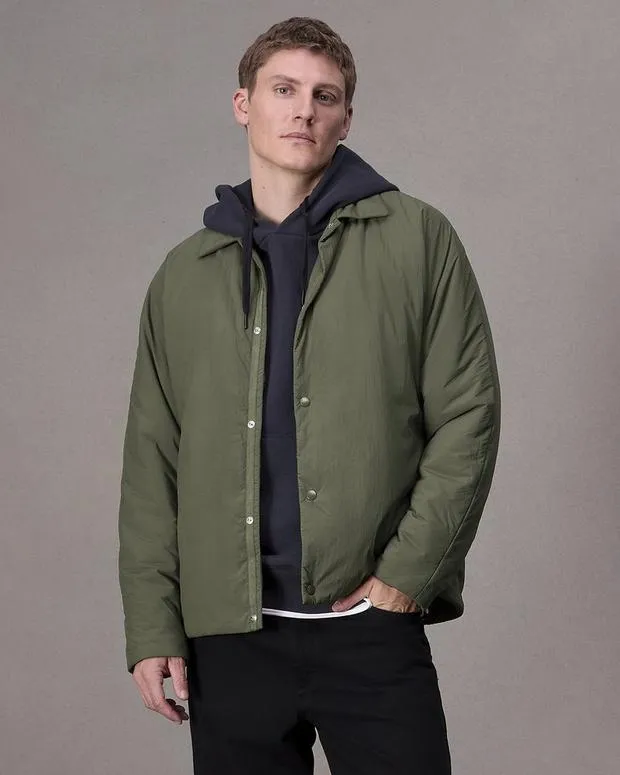 Jackets and Coats Men Rag and Bone Henderson Shirt Jacket Forest Green