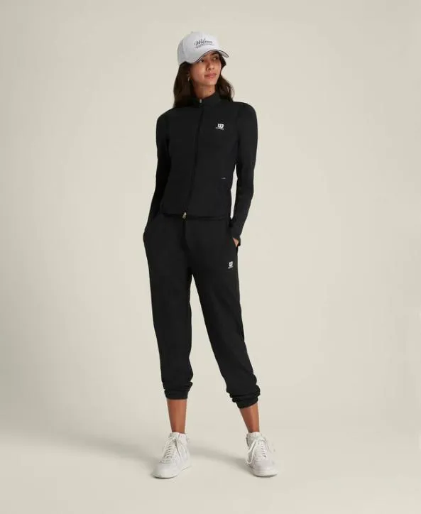Jackets and Vests Women Wilson Court 1 Jacket Black Jackets and Vests Women Wilson Court 1 Jacket Black