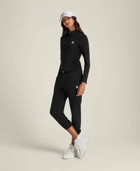 Jackets and Vests Women Wilson Court 1 Jacket Black Jackets and Vests Women Wilson Court 1 Jacket Black
