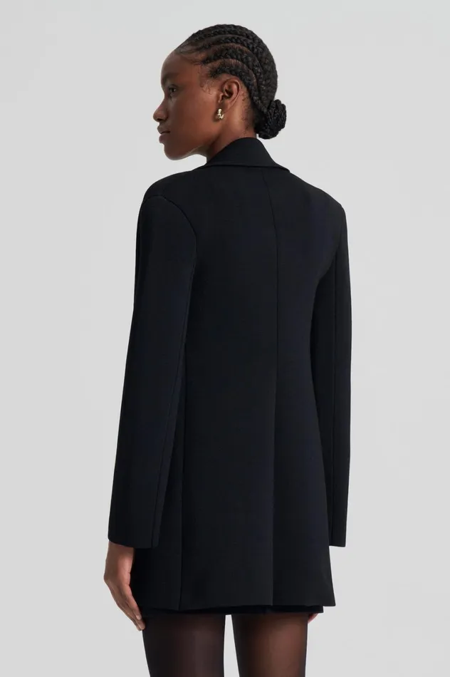 Jackets Women Scanlan Theodore CREPE KNIT LOOSE TAILORED JACKET Black Jackets Women Scanlan Theodore CREPE KNIT LOOSE TAILORED JACKET Black