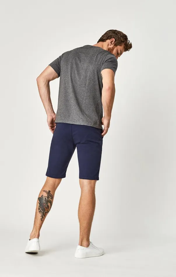 Jacob Shorts In Dark Navy Sateen Twill Men Mavi Jeans Shorts Jacob Shorts In Dark Navy Sateen Twill Men Mavi Jeans Shorts