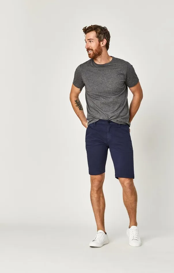 Jacob Shorts In Dark Navy Sateen Twill Men Mavi Jeans Shorts Jacob Shorts In Dark Navy Sateen Twill Men Mavi Jeans Shorts