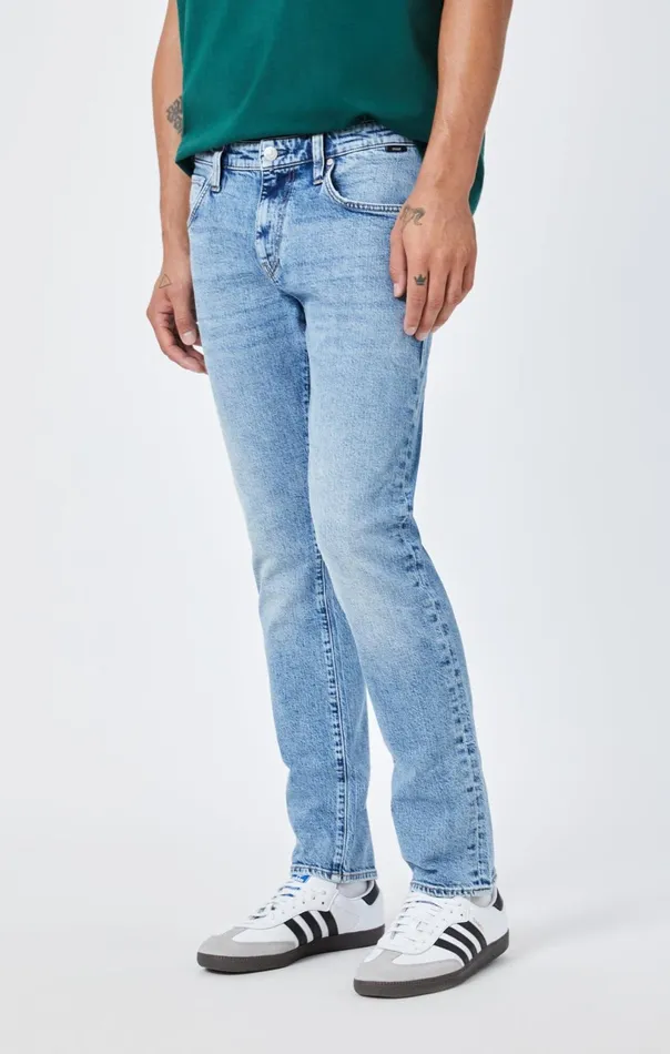 Jake Slim Leg In Light Brushed Recycled Blue Men Mavi Jeans Denim Jake Slim Leg In Light Brushed Recycled Blue Men Mavi Jeans Denim