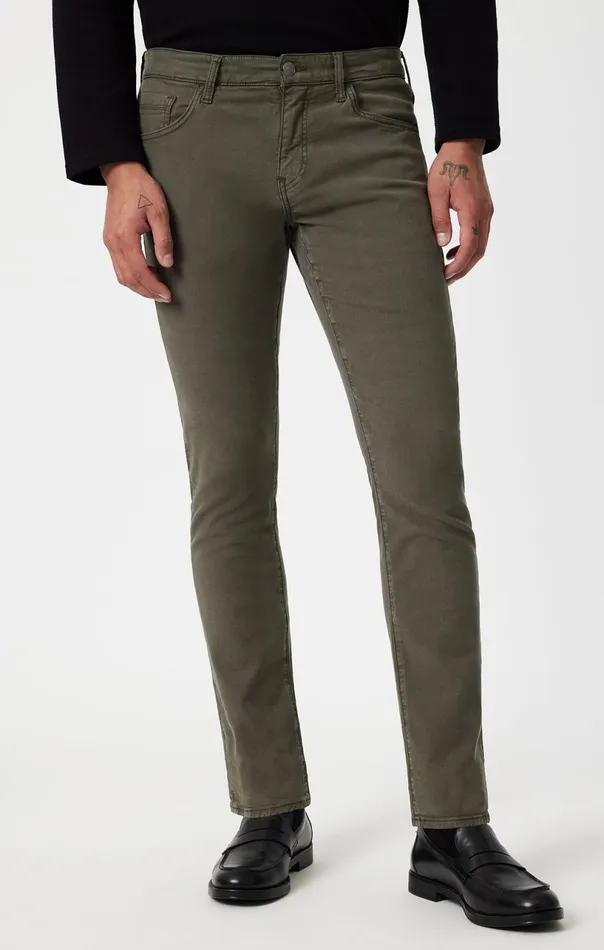 Jake Slim Leg In Tea Leaf Luxe Twill Men Mavi Jeans Pants Jake Slim Leg In Tea Leaf Luxe Twill Men Mavi Jeans Pants