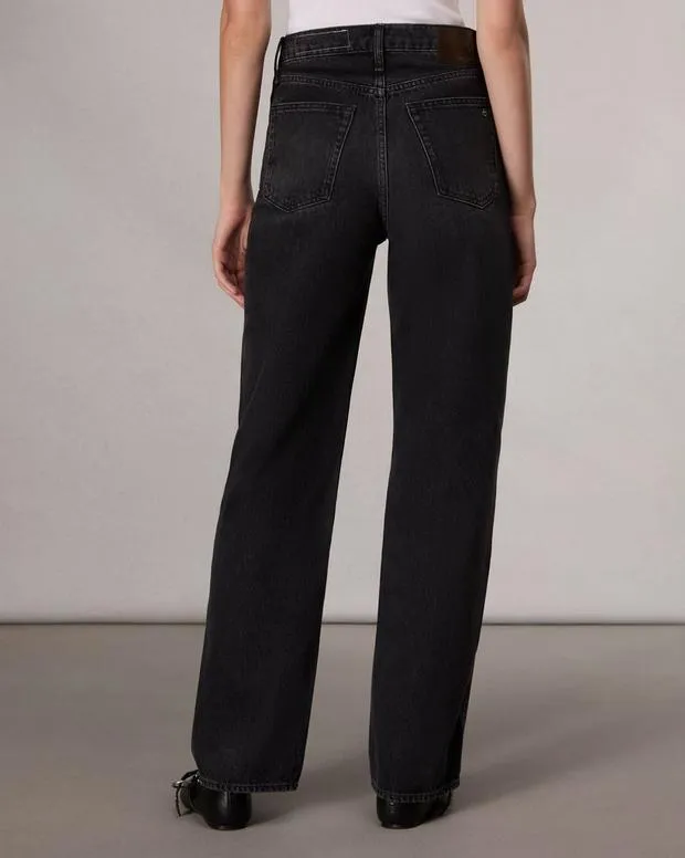 Jeans Women Rag and Bone Shea Relaxed Straight Jean Lightweight Rigid Denim Black Stone Jeans Women Rag and Bone Shea Relaxed Straight Jean Lightweight Rigid Denim Black Stone