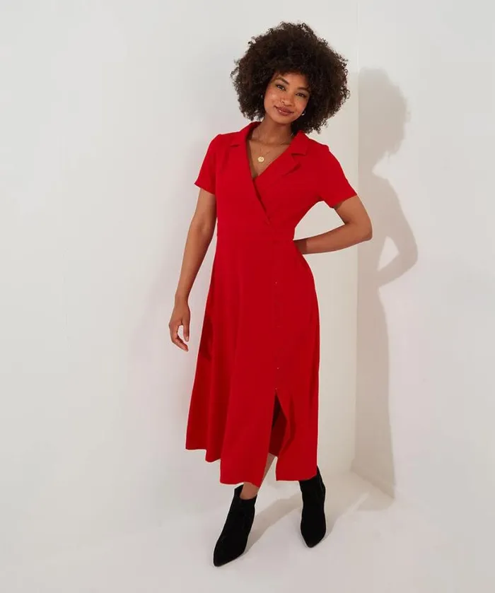 Joe Browns Dresses Women Amelie Vintage Dress Red