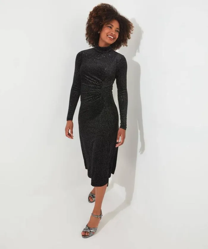 Joe Browns Dresses Women Shine Like A Star Dress Black Joe Browns Dresses Women Shine Like A Star Dress Black