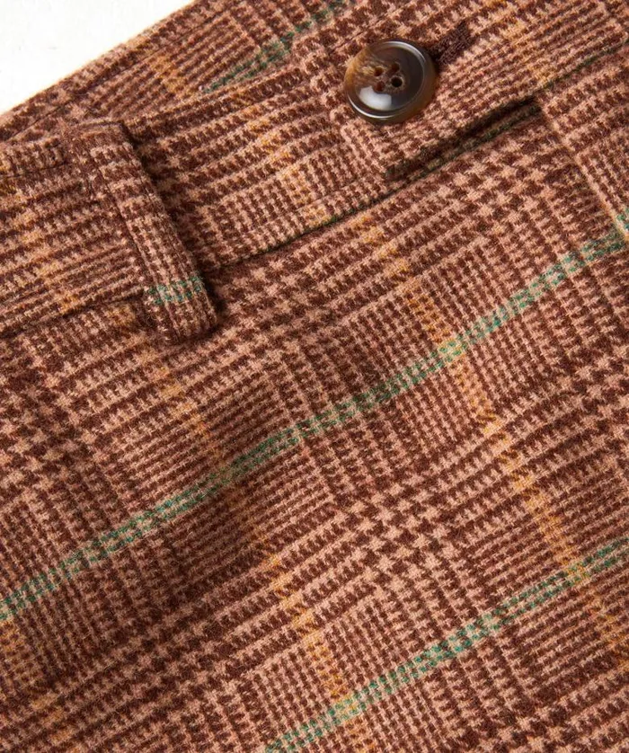 Joe Browns Jeans and Trousers Women Heritage Check Trousers Brown Joe Browns Jeans and Trousers Women Heritage Check Trousers Brown