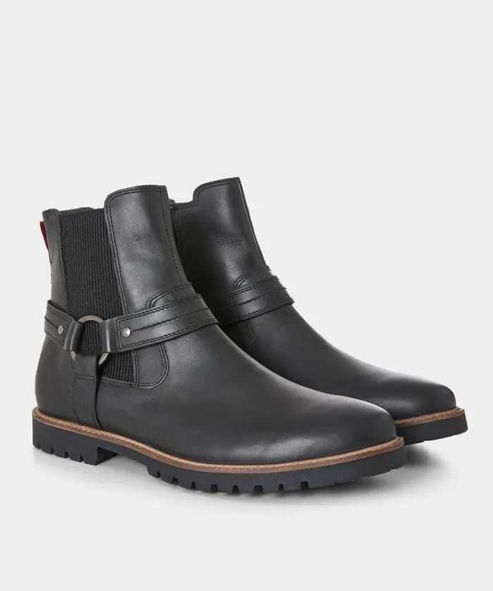 Joe Browns Shoes Boots and Trainers Men Eagle Pass Oiled Biker Boot Black Joe Browns Shoes Boots and Trainers Men Eagle Pass Oiled Biker Boot Black