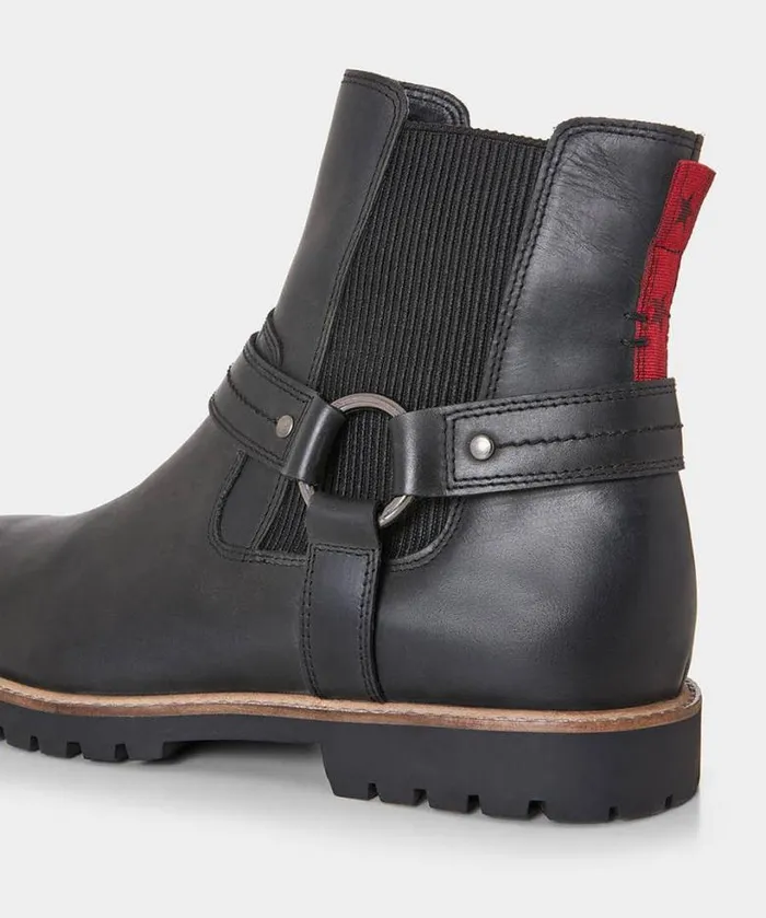 Joe Browns Shoes Boots and Trainers Men Eagle Pass Oiled Biker Boot Black Joe Browns Shoes Boots and Trainers Men Eagle Pass Oiled Biker Boot Black