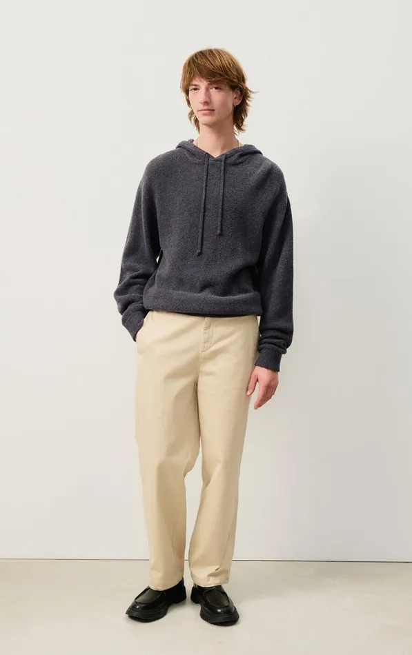 Jumper Blimy Dark Grey Melange Men American Vintage Jumpers and Cardigans Jumper Blimy Dark Grey Melange Men American Vintage Jumpers and Cardigans