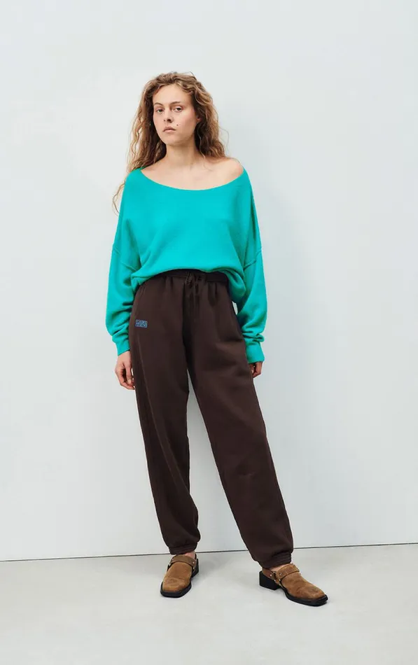 Jumper Damsville Aquatic Melange Women American Vintage Jumpers and Cardigans Jumper Damsville Aquatic Melange Women American Vintage Jumpers and Cardigans