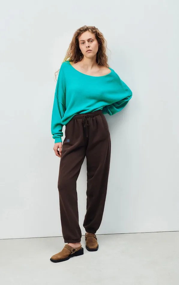 Jumper Damsville Aquatic Melange Women American Vintage Jumpers and Cardigans Jumper Damsville Aquatic Melange Women American Vintage Jumpers and Cardigans