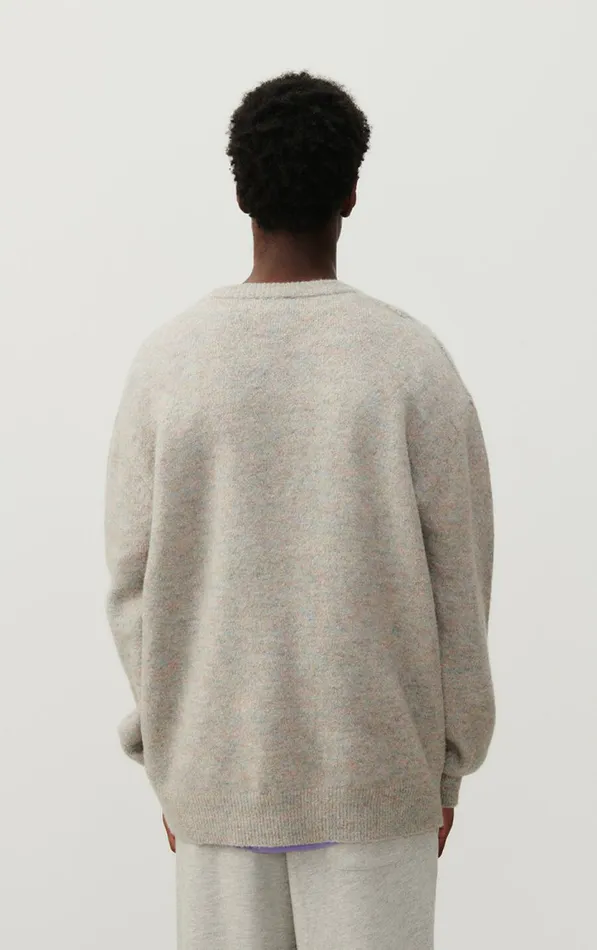 Jumper Pyatury Grey Multimelange Men American Vintage Jumpers and Cardigans Jumper Pyatury Grey Multimelange Men American Vintage Jumpers and Cardigans