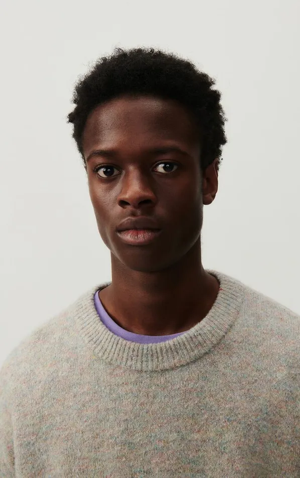 Jumper Pyatury Grey Multimelange Men American Vintage Jumpers and Cardigans Jumper Pyatury Grey Multimelange Men American Vintage Jumpers and Cardigans