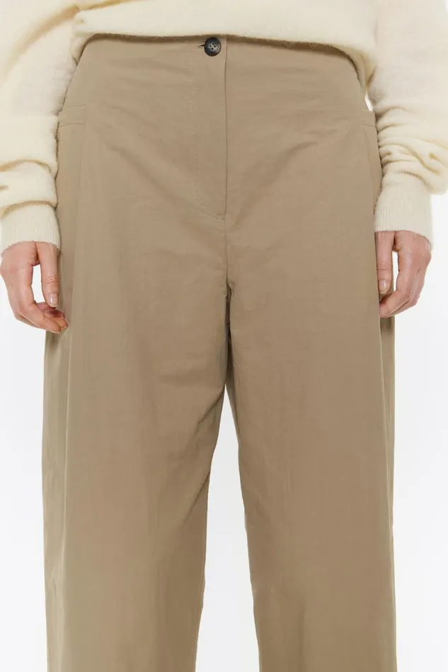 Khaki Darted Carrot Leg Trousers Khaki Women Bimba Y Lola Trousers Khaki Darted Carrot Leg Trousers Khaki Women Bimba Y Lola Trousers
