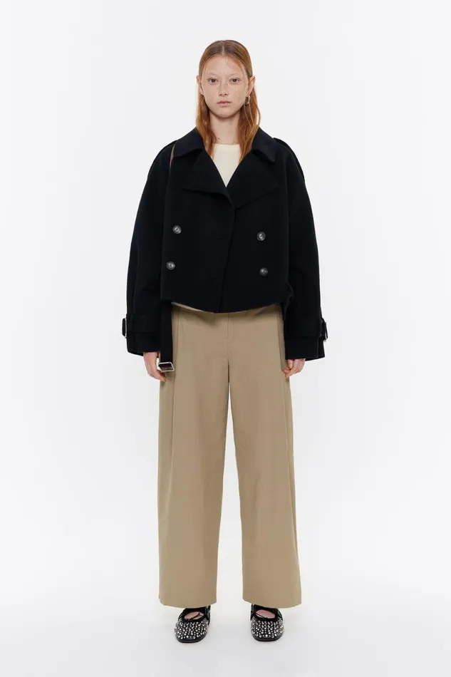 Khaki Darted Carrot Leg Trousers Khaki Women Bimba Y Lola Trousers Khaki Darted Carrot Leg Trousers Khaki Women Bimba Y Lola Trousers