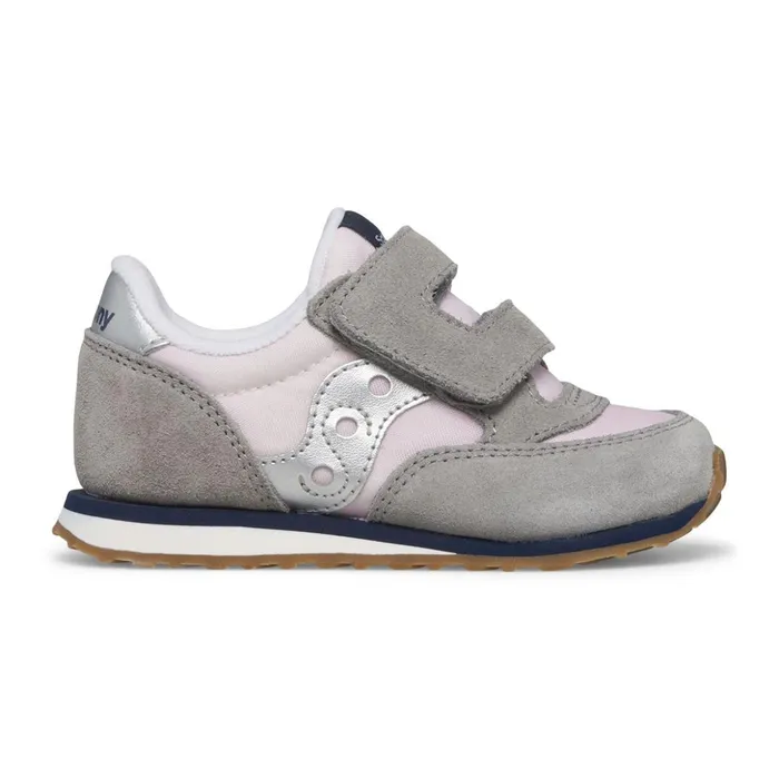 Kids Baby Jazz Hook and Loop Sneaker Blushgraysilver Saucony