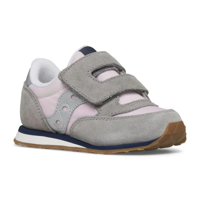 Kids Baby Jazz Hook and Loop Sneaker Blushgraysilver Saucony