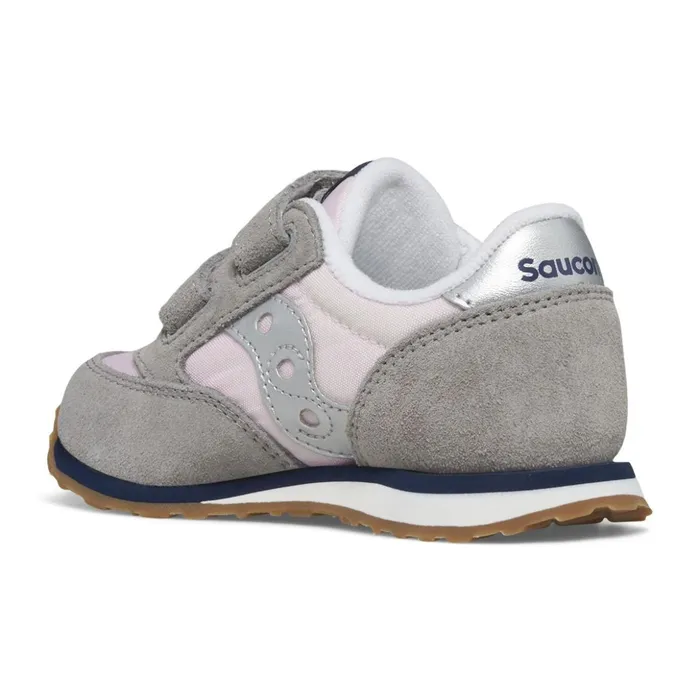 Kids Baby Jazz Hook and Loop Sneaker Blushgraysilver Saucony