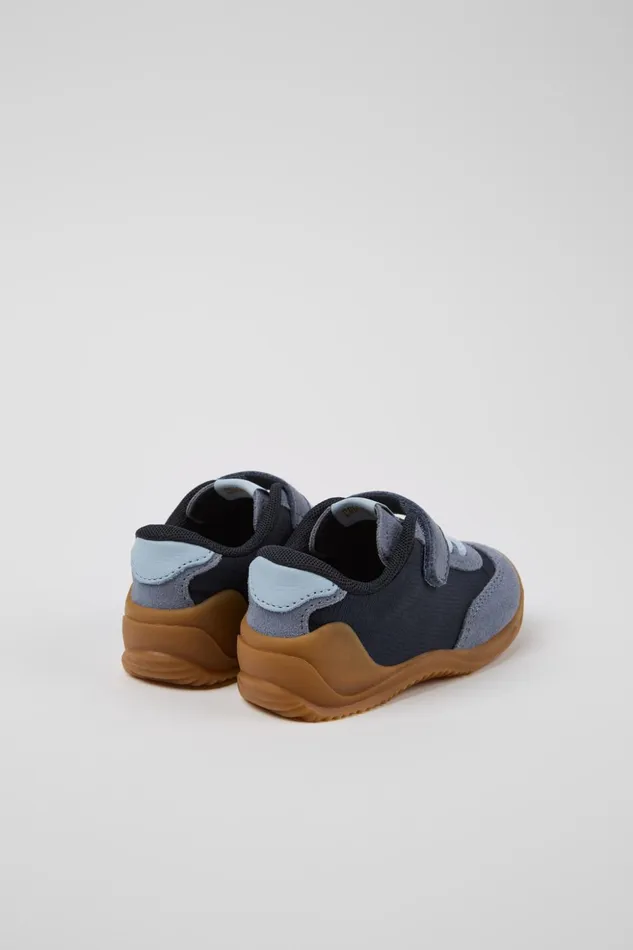 Kids Dadda Blue Textile And Nubuck Sneakers For Kids Camper Sneakers Kids Dadda Blue Textile And Nubuck Sneakers For Kids Camper Sneakers