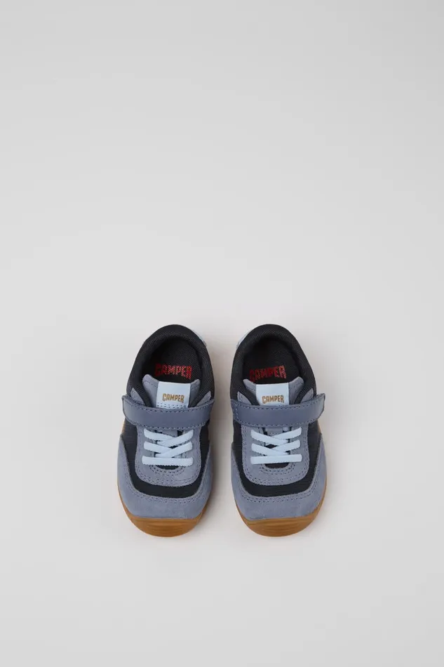 Kids Dadda Blue Textile And Nubuck Sneakers For Kids Camper Sneakers Kids Dadda Blue Textile And Nubuck Sneakers For Kids Camper Sneakers