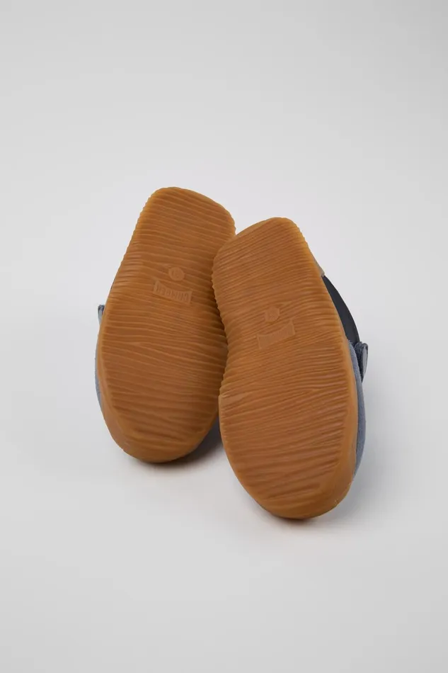 Kids Dadda Blue Textile And Nubuck Sneakers For Kids Camper Sneakers Kids Dadda Blue Textile And Nubuck Sneakers For Kids Camper Sneakers
