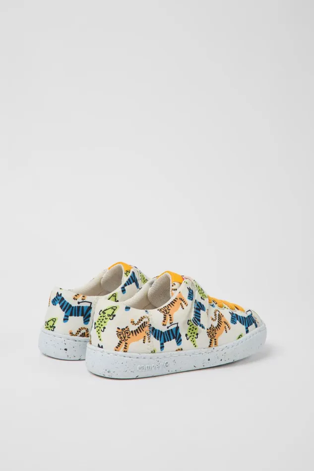 Kids Peu Touring Multicolored Textile Shoes For Kids Camper Hook And Loop Kids Peu Touring Multicolored Textile Shoes For Kids Camper Hook And Loop