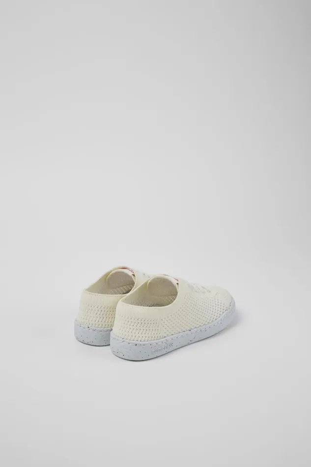 Kids Peu Touring White Textile Shoes For Kids Camper Sneakers Kids Peu Touring White Textile Shoes For Kids Camper Sneakers
