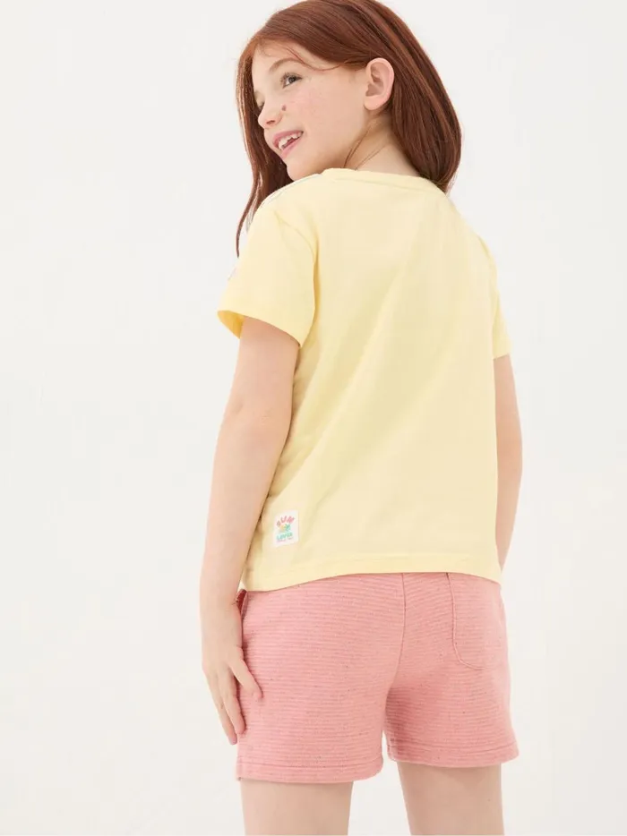 Kids Tops and TShirts Fat Face Yellow Surf Graphic TShirt