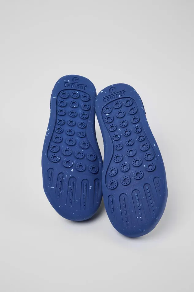 Kids Twins White Textile Slipon Camper Sneakers Kids Twins White Textile Slipon Camper Sneakers