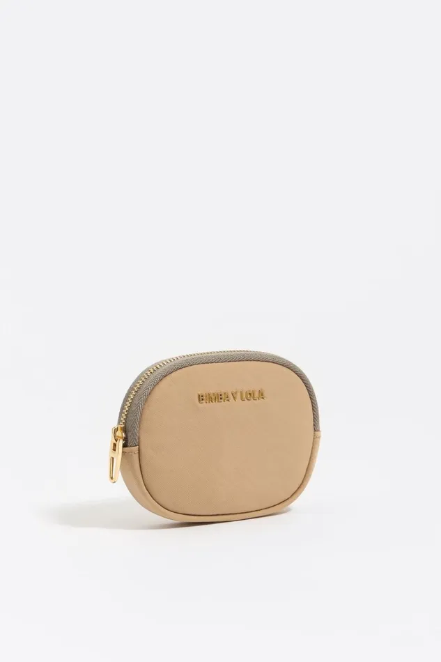 Light Camel Nylon Oval Coin Purse Light Camel Women Bimba Y Lola Wallets And Coin Purses Light Camel Nylon Oval Coin Purse Light Camel Women Bimba Y Lola Wallets And Coin Purses