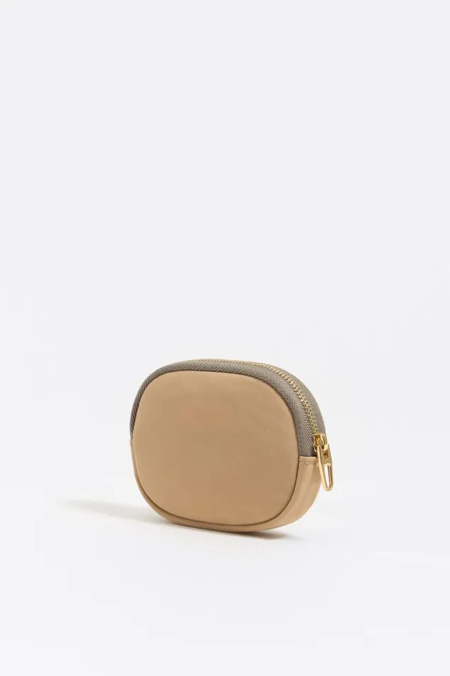Light Camel Nylon Oval Coin Purse Light Camel Women Bimba Y Lola Wallets And Coin Purses Light Camel Nylon Oval Coin Purse Light Camel Women Bimba Y Lola Wallets And Coin Purses