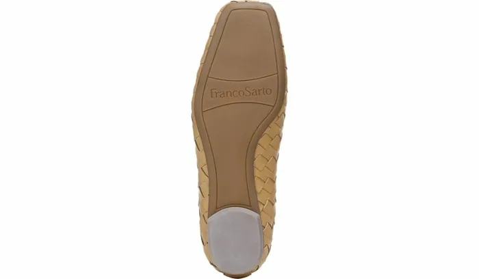 Loafers Women Franco Sarto Franco Ailee 4 Flat Camel Washed Faux Leather