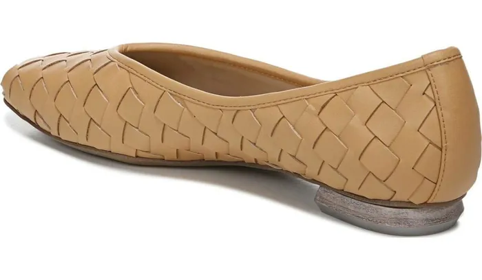 Loafers Women Franco Sarto Franco Ailee 4 Flat Camel Washed Faux Leather