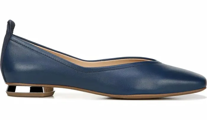 Loafers Women Franco Sarto Franco Ailee Flat Lapis Blue Leather