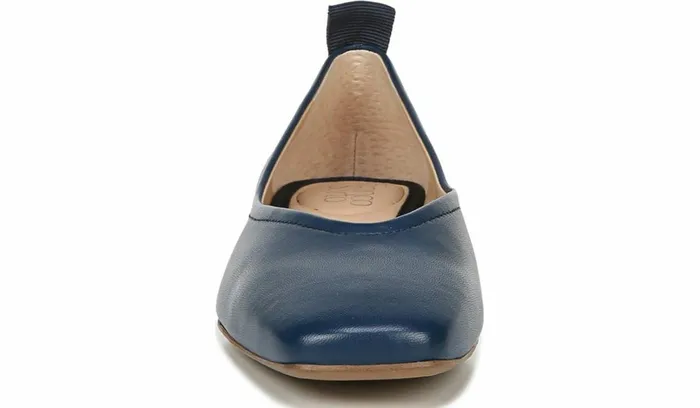 Loafers Women Franco Sarto Franco Ailee Flat Lapis Blue Leather