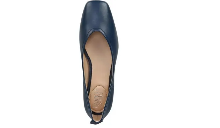 Loafers Women Franco Sarto Franco Ailee Flat Lapis Blue Leather