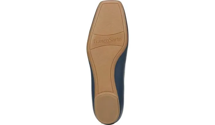 Loafers Women Franco Sarto Franco Ailee Flat Lapis Blue Leather